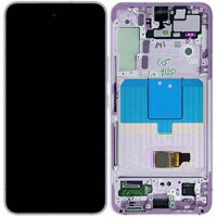 Samsung S901B Galaxy S22 Display mit Rahmen Lila