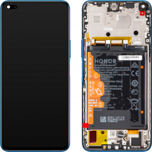 Honor 50 Lite Display with frame and battery blue