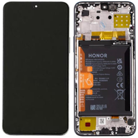 Honor X8 4G Display mit Rahmen und Akku Blau