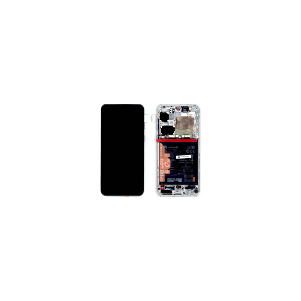 Huawei P50 Display with frame and battery white