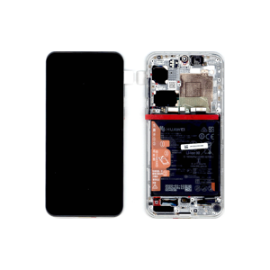 Huawei P50 Display with frame and battery white