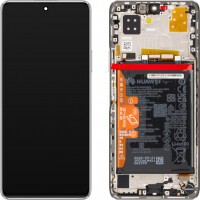 Huawei Nova 9 SE Display with frame and battery pearl white