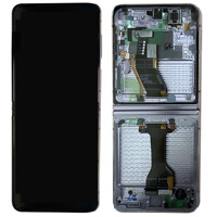 Samsung F731B Galaxy Z Flip5 Display mit Rahmen Blau / Grün / Grau / Gelb