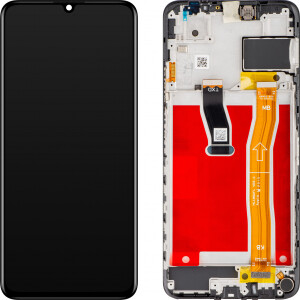 Huawei Nova Y70 Display mit Rahmen Schwarz