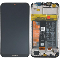 Huawei Y5 (2019) Display mit Rahmen und Akku Schwarz