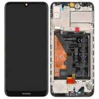 Huawei Y6s (2019 / 2020) Display mit Rahmen und Akku Schwarz