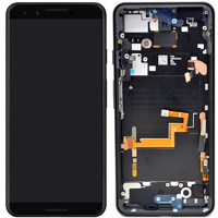 Google Pixel 3 Display with frame just black