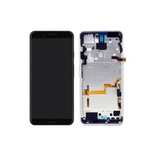 Google Pixel 3 Display with frame clearly white