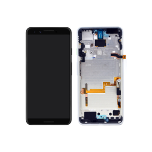 Google Pixel 3 Display with frame clearly white