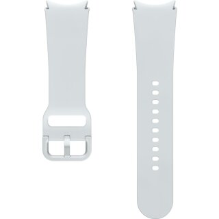 Samsung Galaxy Watch 4 / 5 / 6 Sport Band (20mm, S/M) Silber, Blister