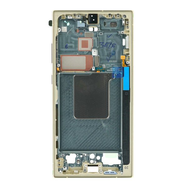 Samsung S928B Galaxy S24 Ultra Middle frame for display titanium yellow