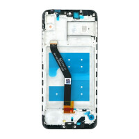 Display mit Rahmen Schwarz für Huawei Y6 / Y6 Pro / Y6S (2019)