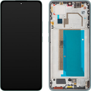 Xiaomi 13T Pro Display with frame meadow green
