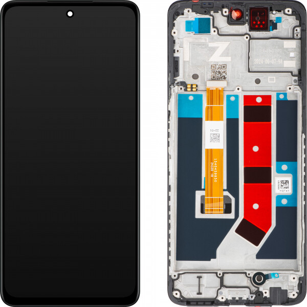 Oppo A79 5G Display mit Rahmen Schwarz