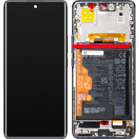 Huawei Nova 9 Display mit Rahmen und Akku Schwarz