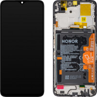 Honor X5 Plus / X6a Display with frame and battery black