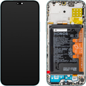 Honor 200 Lite Display mit Rahmen und Akku Blau