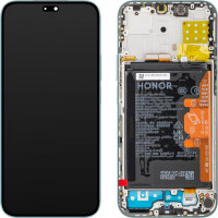 Honor 200 Lite Display mit Rahmen und Akku Blau