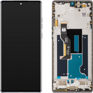 Motorola XT2429 Edge 50 Fusion Display mit Rahmen Grau