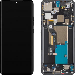 Motorola Edge 50 Pro Display mit Rahmen Schwarz